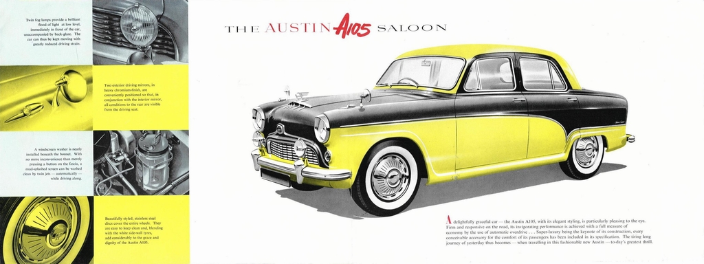 1956 Austin A105 Sedan and A302 Estate Brochure Page 7
